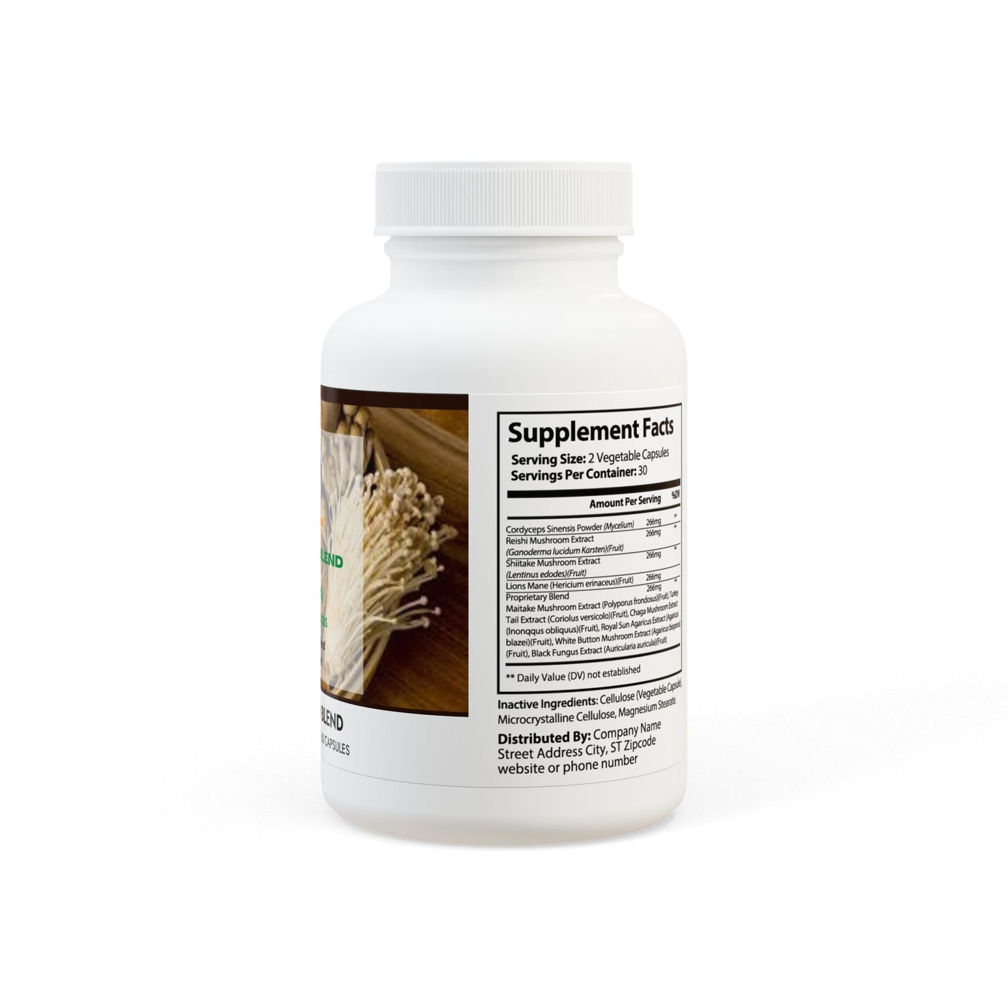 Mushroom Blend Supplement (60 Capsules)