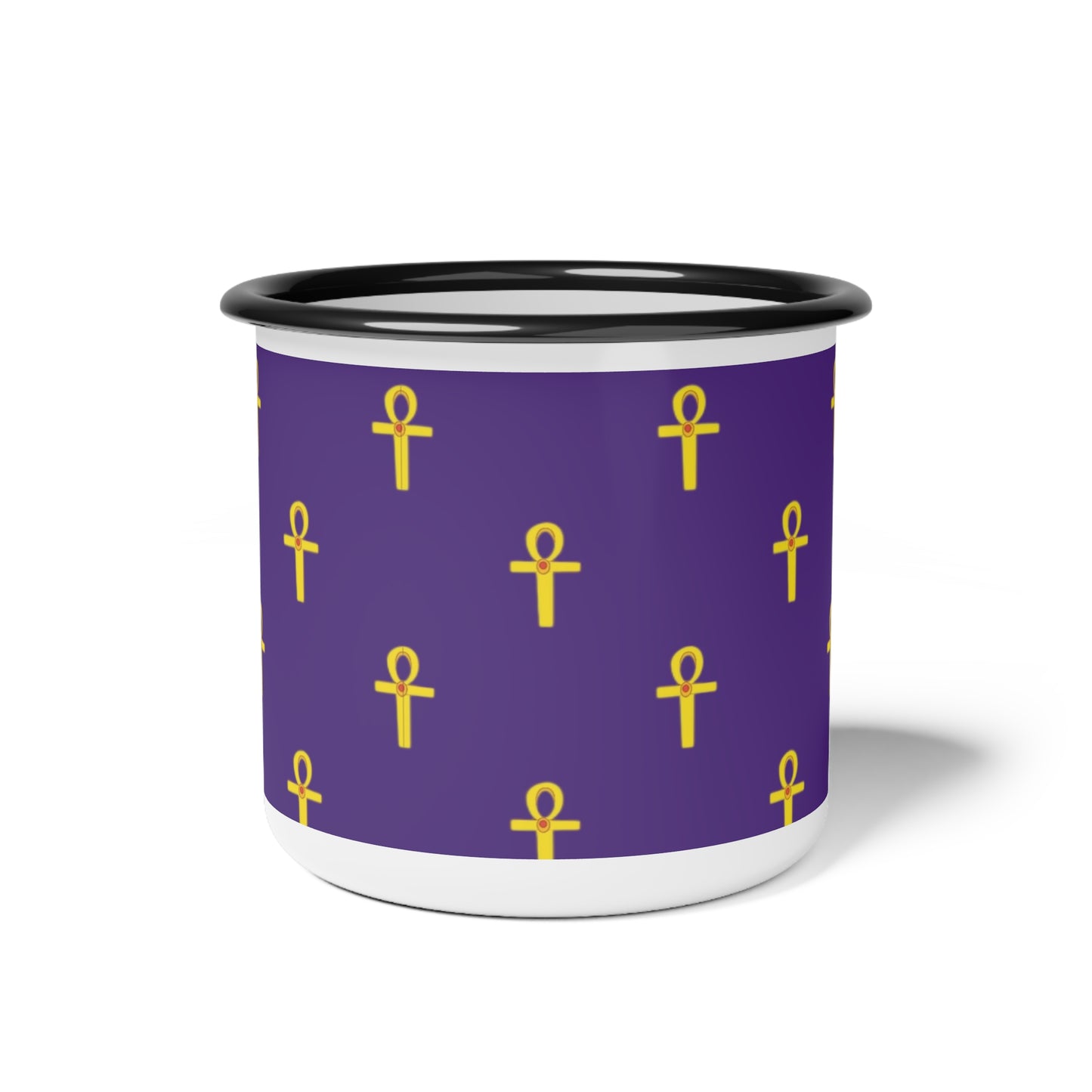 Purple Enamel Cup